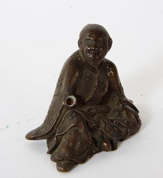 FIGURINER, 4 st, brons, trol Japan.