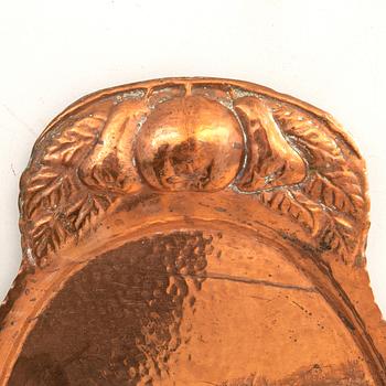 Trays 3 pcs Art Nouveau early 20th century.