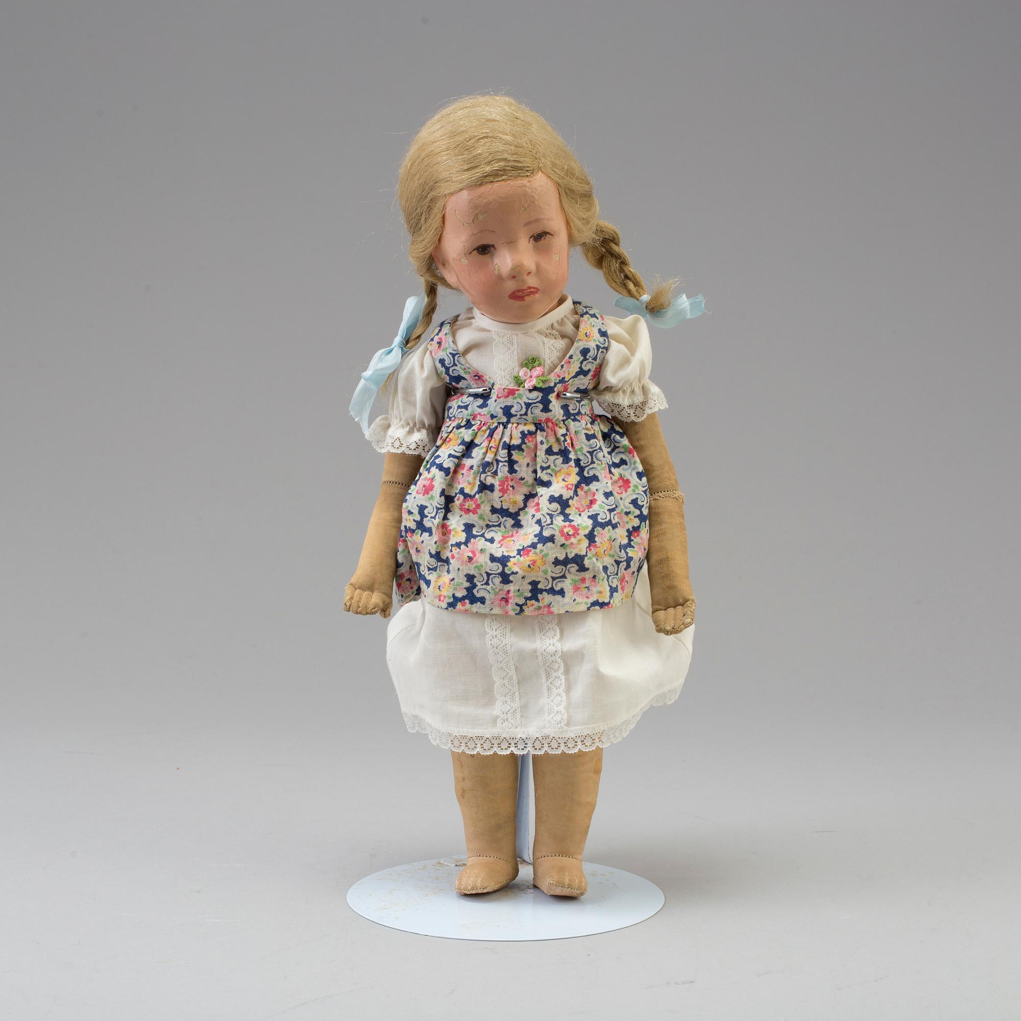 A Käthe Kruse doll, Germany, 1940's.