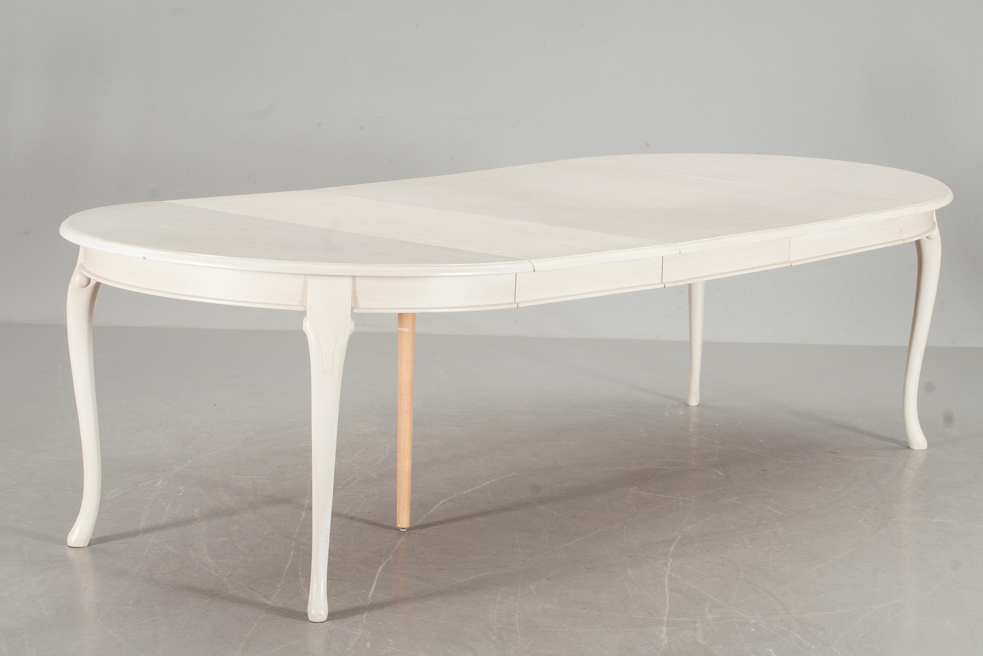 MATSALSMÖBLEMANG, 11 delar, rokokostil, K A Roos, Helsingborg.