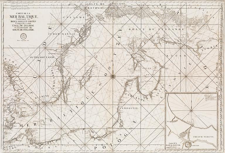 A NAUTICAL CHART.