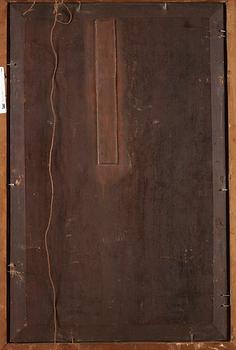 Johan Philip Korn Tillskriven, Insjölandskap med figurstaffage.