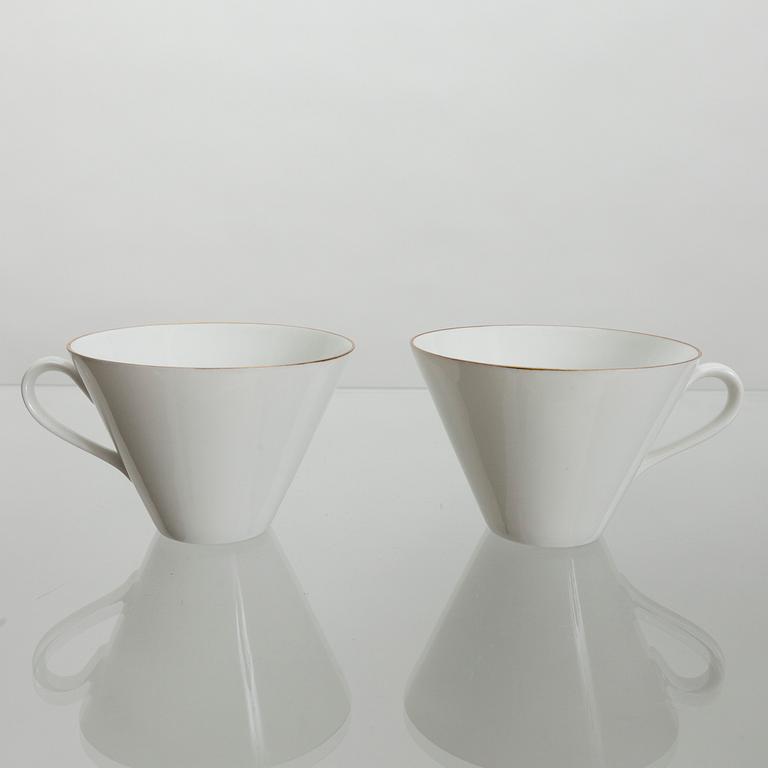 KAFFEKOPPAR, 11 st, porslin, Arabia 1960-tal.