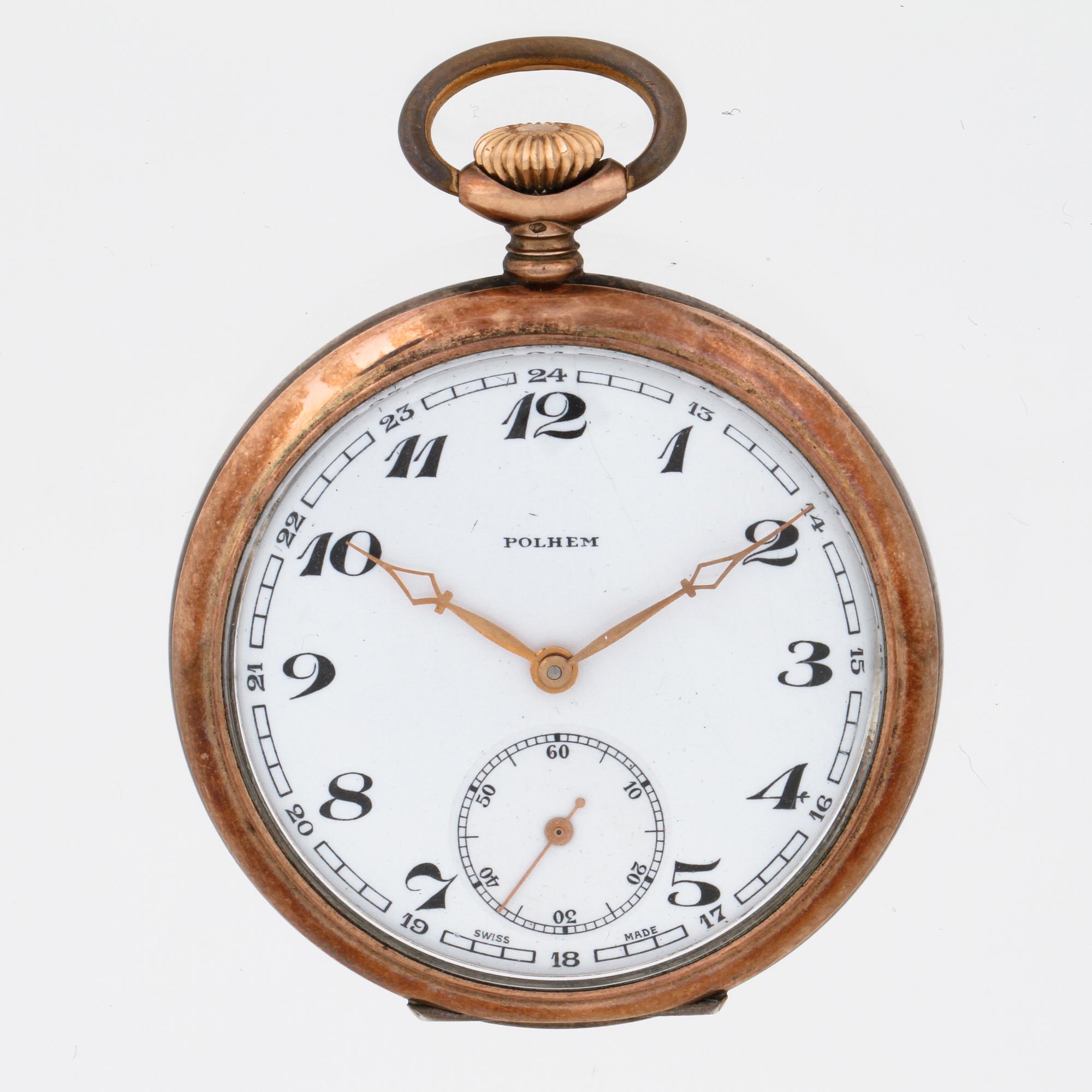 POLHEM, pocket watch, 51 mm.