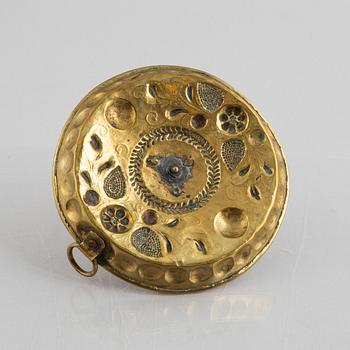 Ljusplåt / Ljusstake, Sverige, omkring år 1700, Barock.