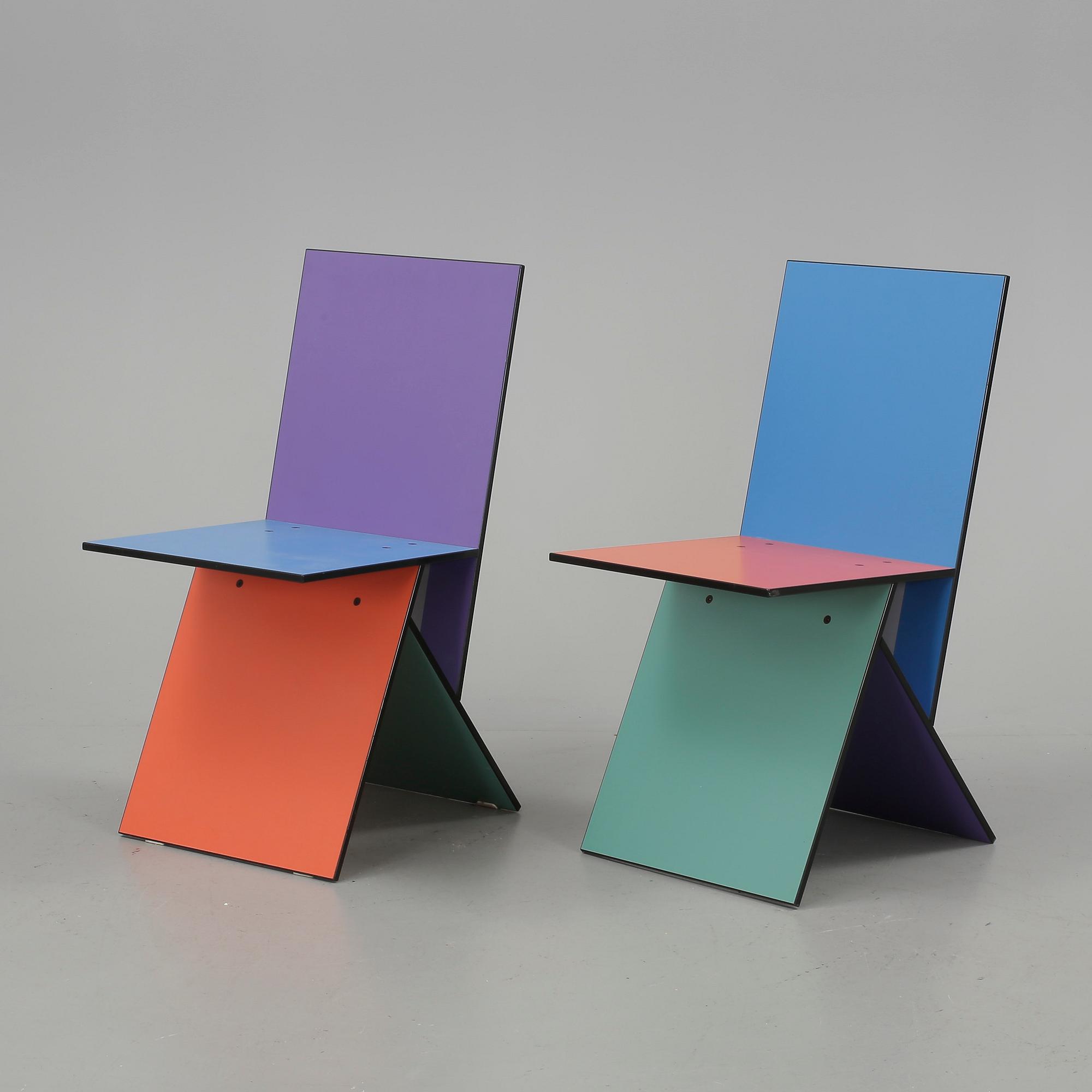 STOLAR, ett par, "Vilbert", Verner Panton, Ikea, 1993/94.