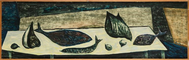Erik Enroth, Stilleben med fiskar.