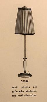 Bertil Brisborg, a pair of table lamps model "32149", Nordiska Kompaniet 1940s.