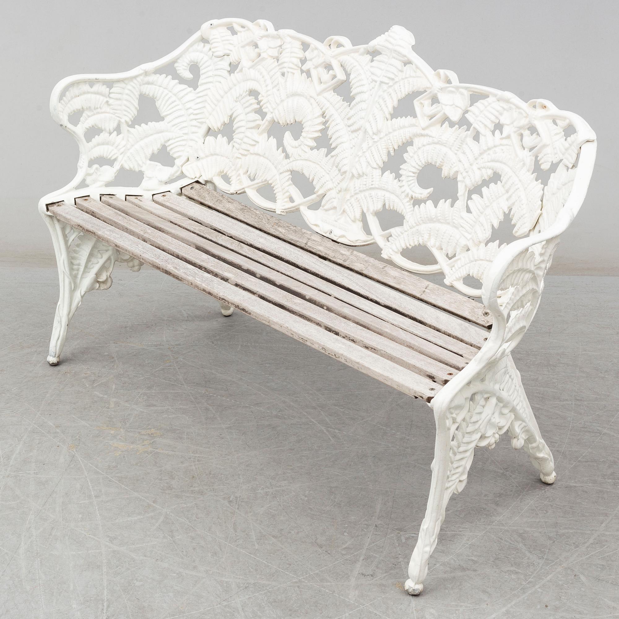 A second half of the 20th century garden sofa from Byarums Bruk.