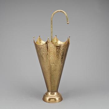 PARAPLYSTÄLL, mässing, 1900-talets mitt.