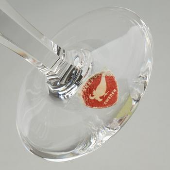 GLASSERVIS, 50 delar, "Karolina", Gunnar Cyrén, Orrefors.