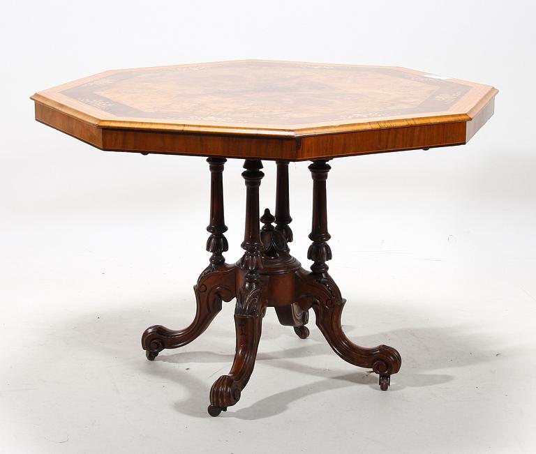 SALONGSBORD, nyrenässans, 1800-talets slut.