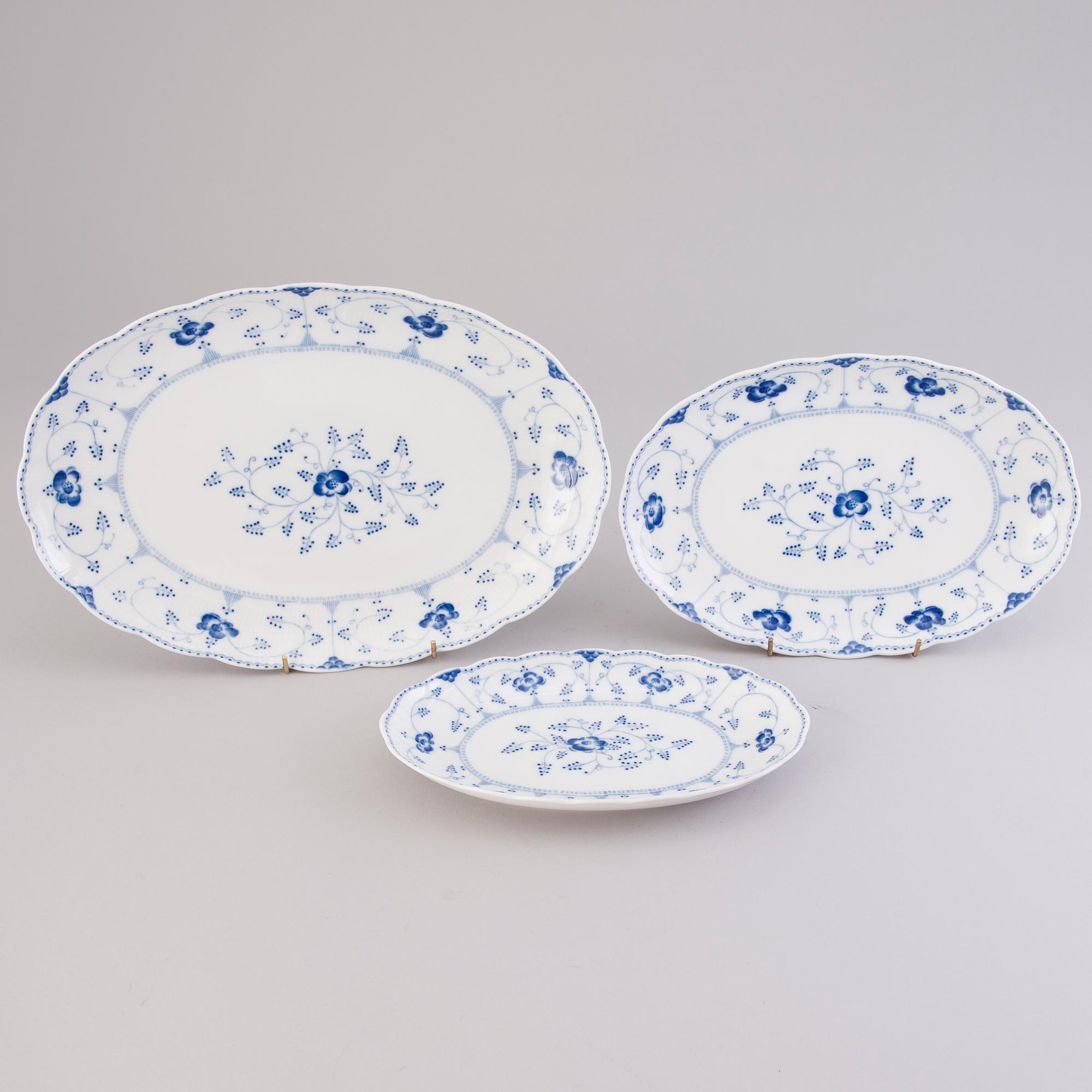 A 47-piece set of Danish 'Eternell' porcelain dinnerware from Christineholm.