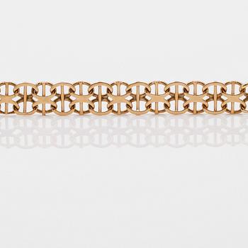 ARMBAND, 18K guld, svenska stämplar, 1946. Vikt ca 11 g.