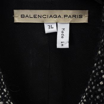 Balenciaga, A wool coat, size 36.