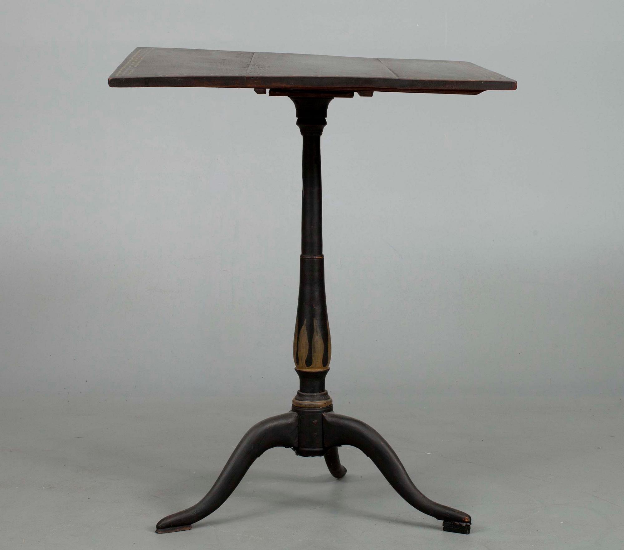 FÄLLBORD, målat trä, 1700-tal.