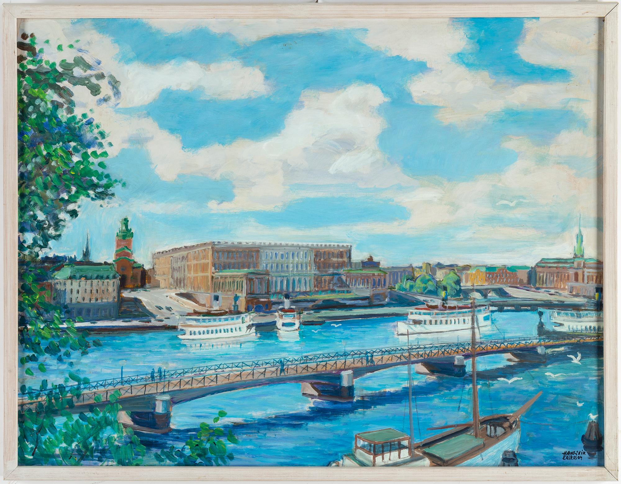 HANS ERIK ERIKSSON, oil on panel, signed.