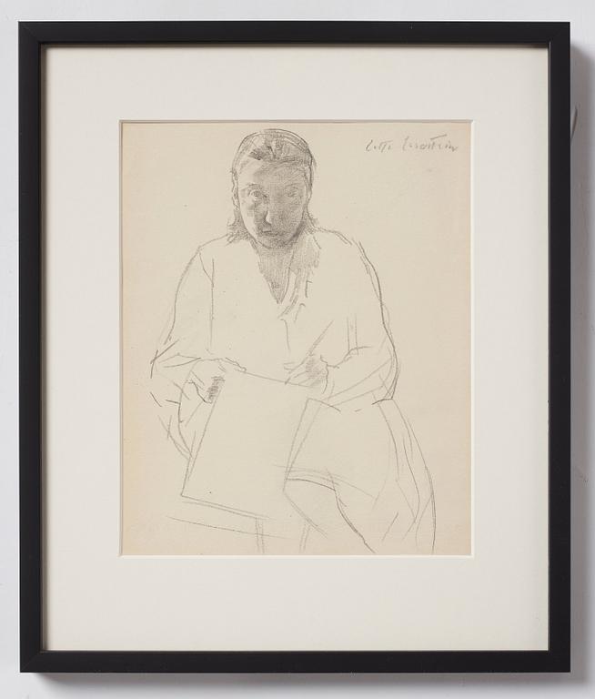 Lotte Laserstein, Självporträtt.