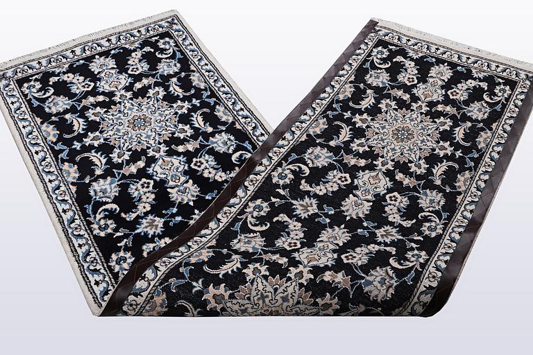Gallerimatta, Nain, part silk, ca 300 x 77 cm.