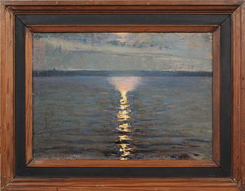 AXEL FAHLCRANTZ, olja på pannå, osignerad.