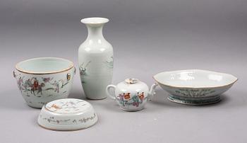 PARTI PORSLIN, 4 delar, Kina tidigt 1900-tal.