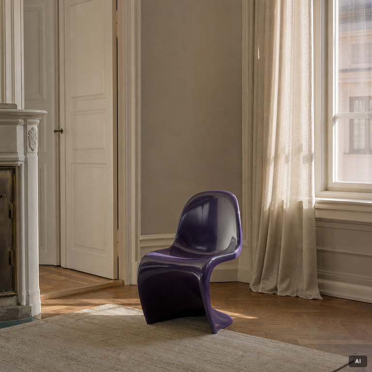 Verner Panton, Stol, "Panton chair", Herman Miller.