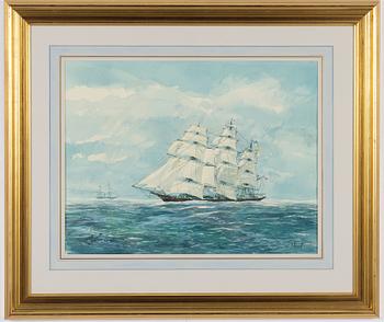 Ulf Ålund, Amerikansk clipper för fulla segel.