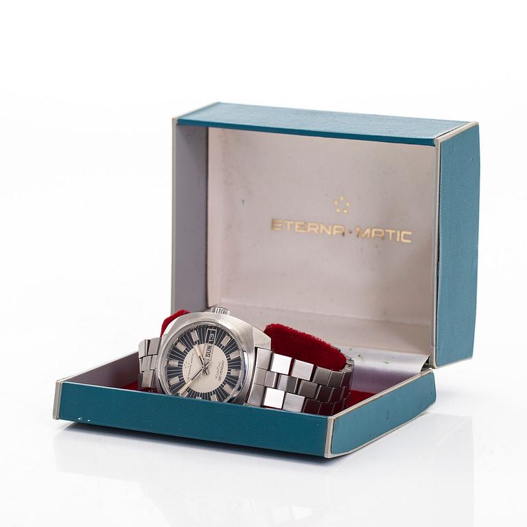Eterna-Matic, Kontiki Sevenday, wristwatch, 38 mm.