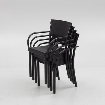 Åke Axelsson, armchairs 7 pcs, "Light and Easy", Gärsnäs.