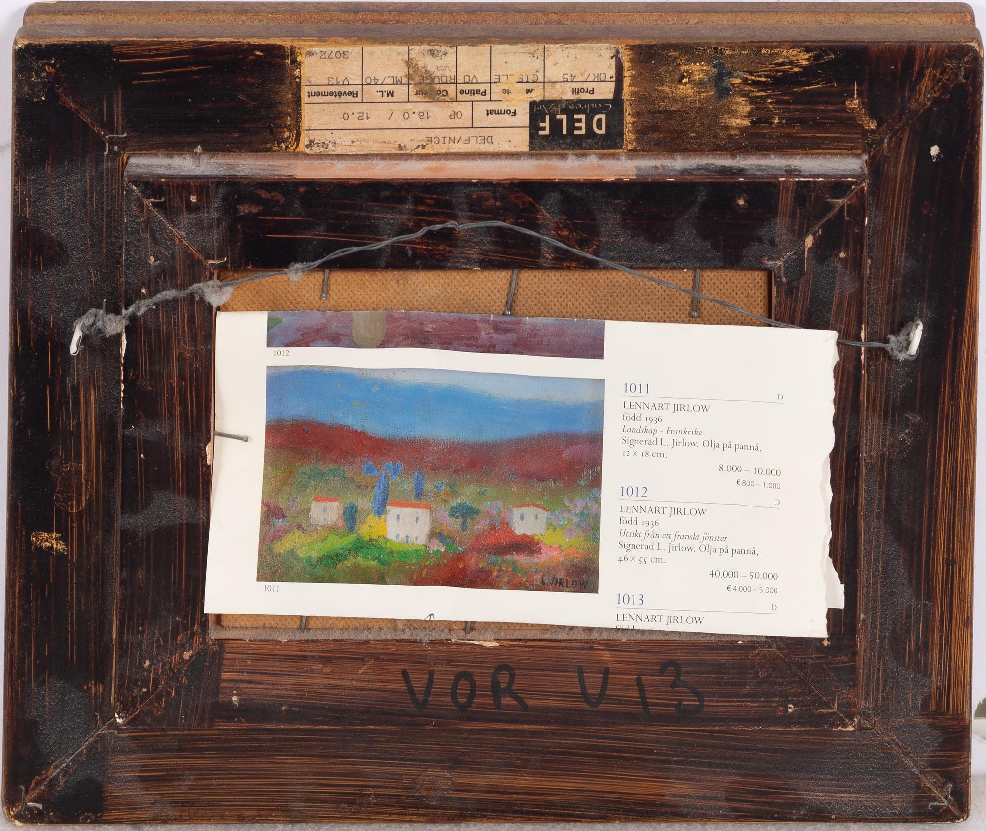 Lennart Jirlow, Landskap, Frankrike.