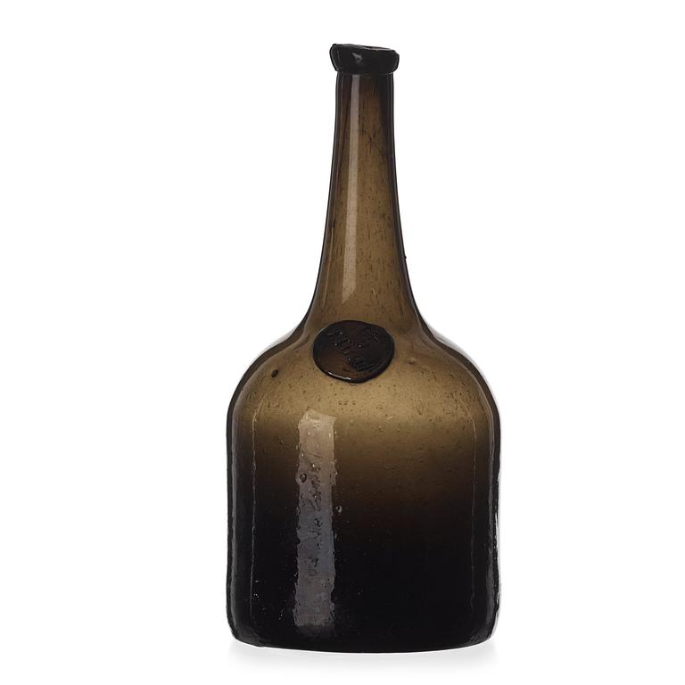 A rare Swedish bottle from Sandörsunds glass manufactory, Kilnäset, Nederkalix. The glassworks were active 1801-1813.