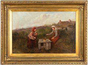 English artist, 19th century, Balance scale.