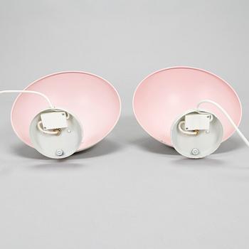 Louis Poulsen, a pair of model 33058/ 'PH Hat' wall lights, Denmark.