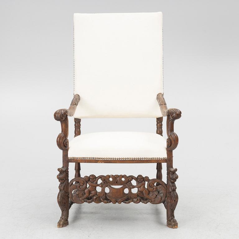 Armchair, Baroque, 18th century.