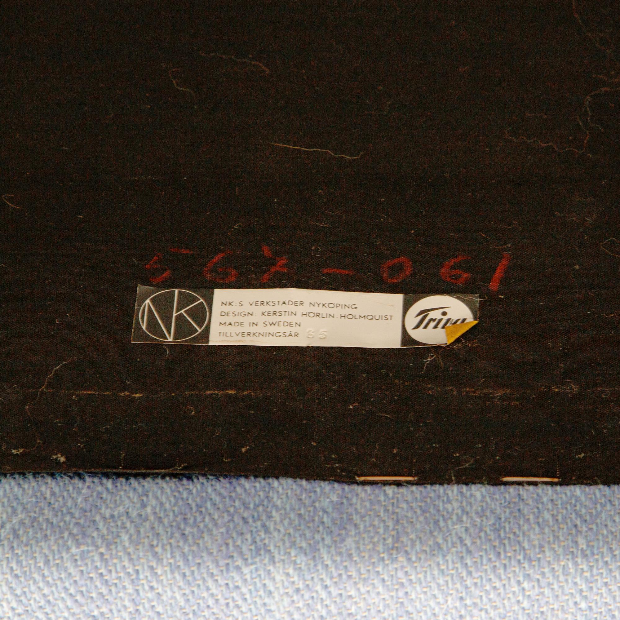 Kerstin Hörlin-Holmquist, a 'Lilla familjen' sofa, Nordiska Kompaniet, 1960's.