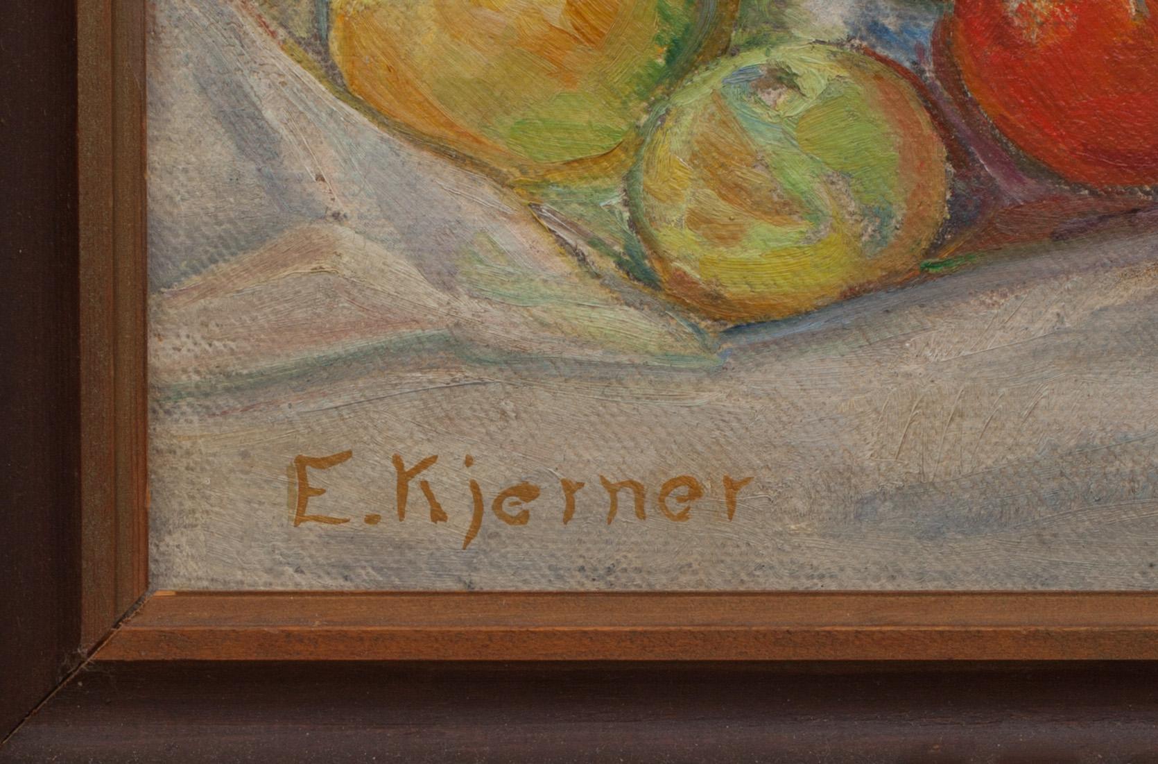 ESTHER KJERNER, olja på duk, signerad.