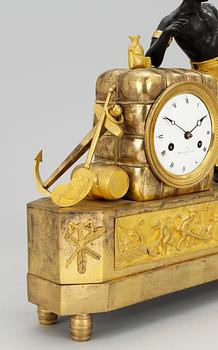 A Swedish Empire mantel clock by G. Undén.