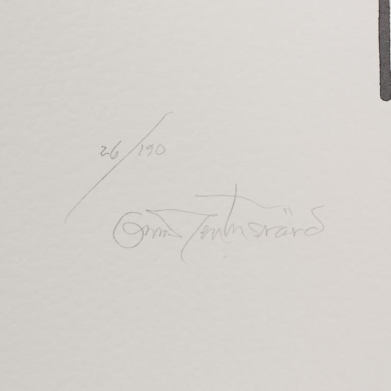 OSCAR REUTERSVÄRD, 15 litographs in folder, signed and numbered 26/190.