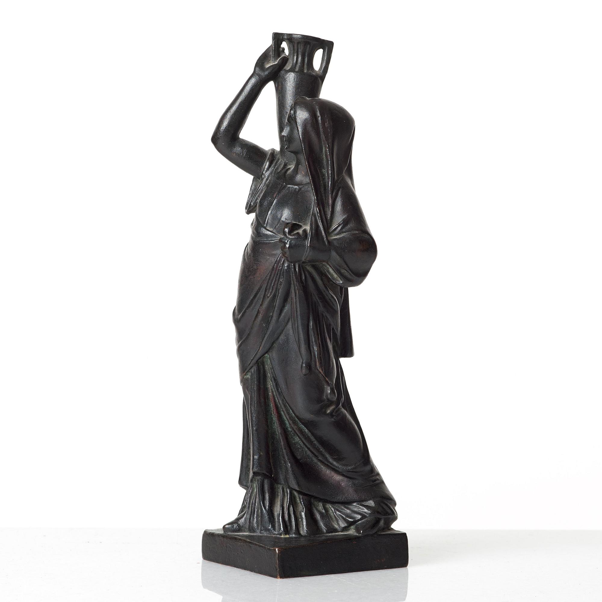 HUGO ELMQVIST, sculpture, dark patinated bronze.