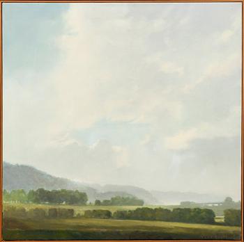 Tord Lager, oil on canvas signed and dated 1988.