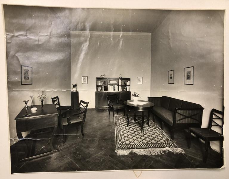 Carl Malmsten, soffa, Swedish Grace, Svenska Möbelfabrikerna, Bodafors, 1920-tal.