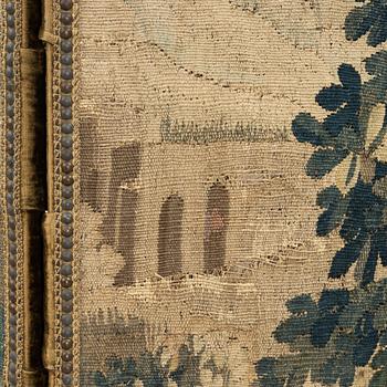 Two fragments of a tapestry, Flanders, 18th Century.