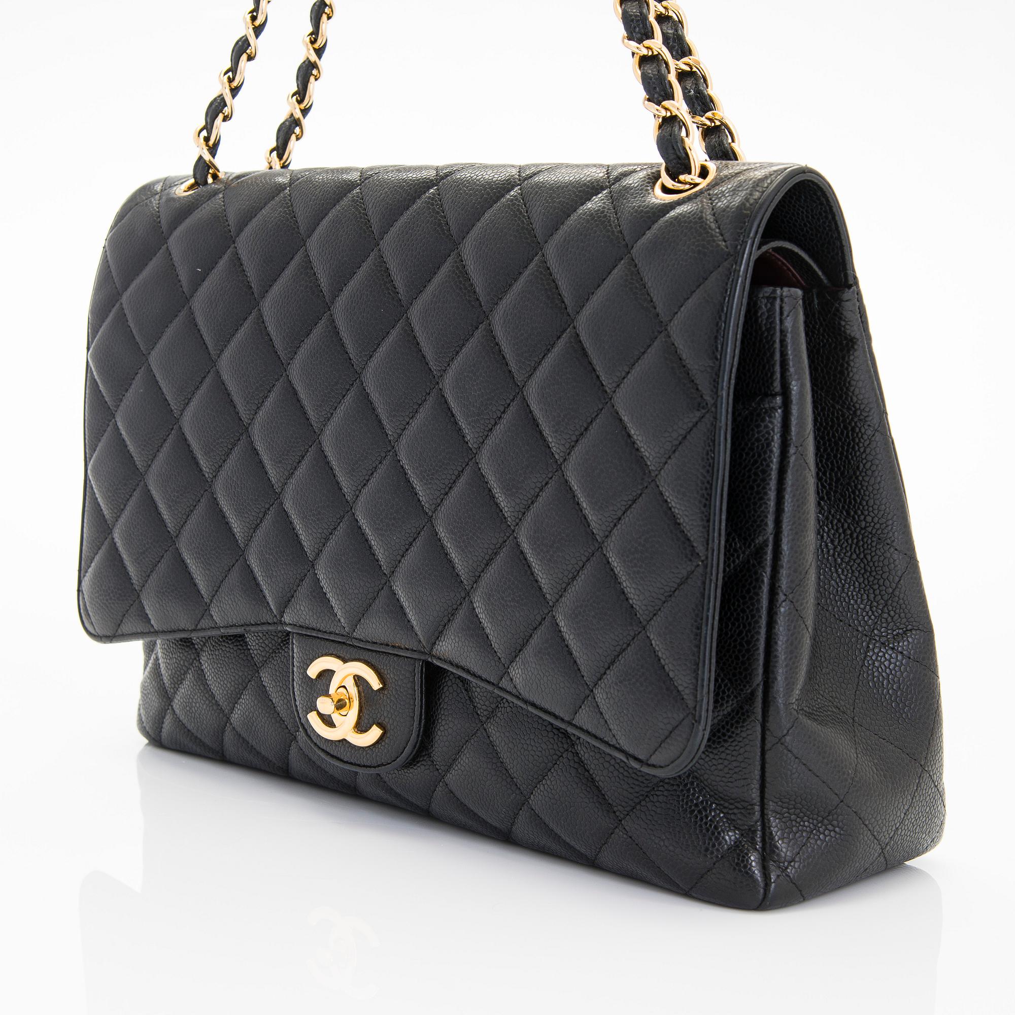 Chanel, a 'Double Flap Bag Maxi' bag, 2010-2011.