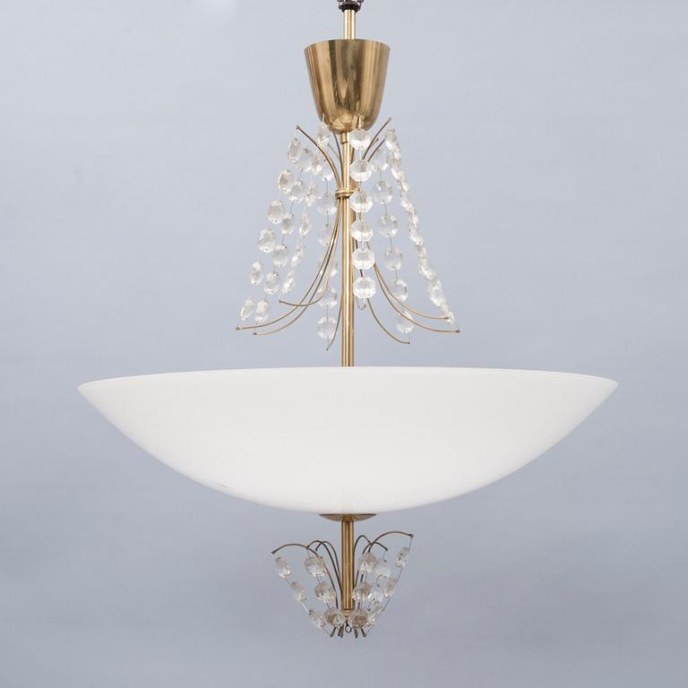 TAKLAMPA, Lisa Johansson-Pape, modell 1068 Orno 1900-talets senare mitt. Höjd 70 cm.