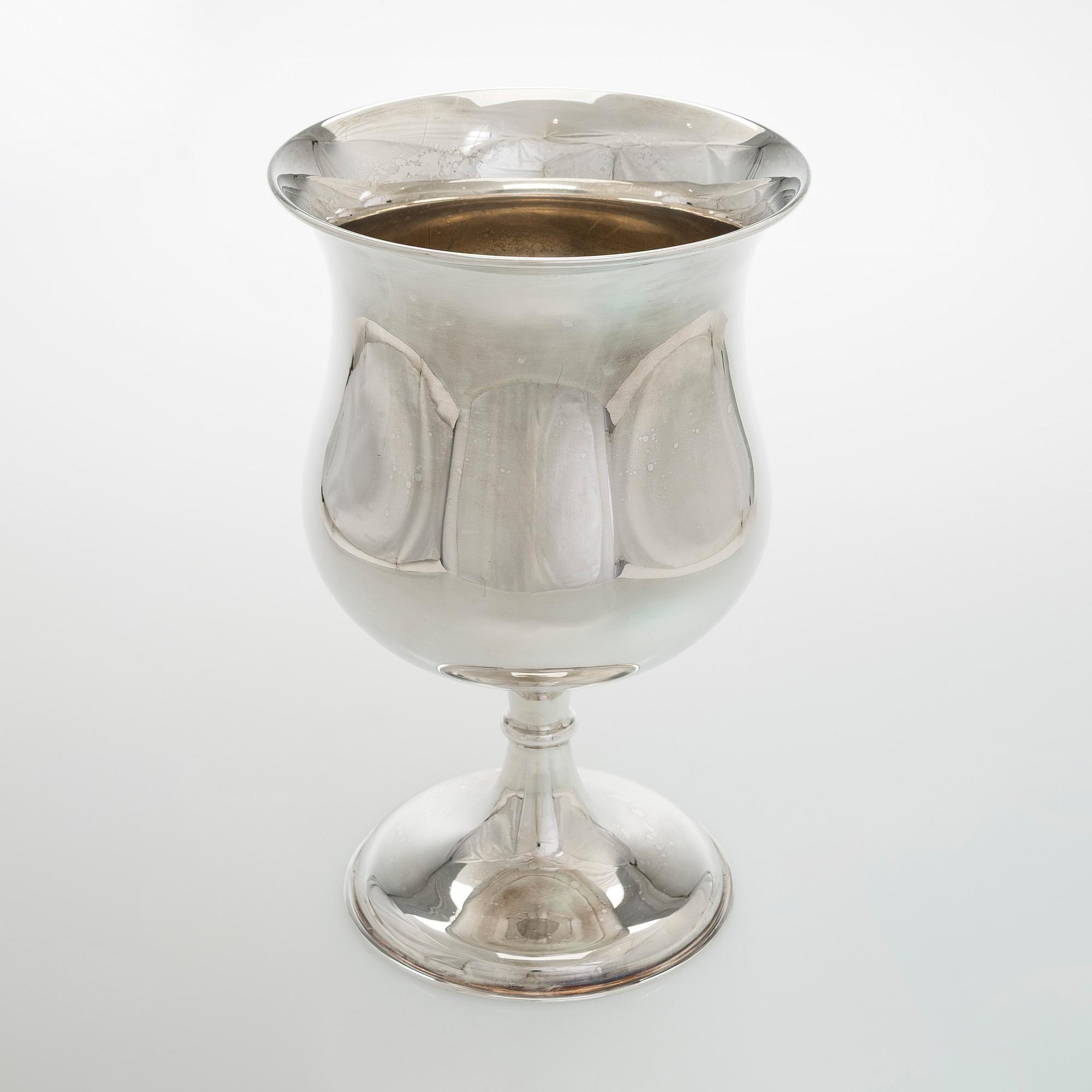 Vas, silverpläterad, Valmazan, Spanien, 1900-talets mitt.