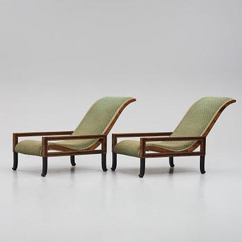 Carl Hörvik, fåtöljer 1 par, Swedish Grace, 1920-tal.