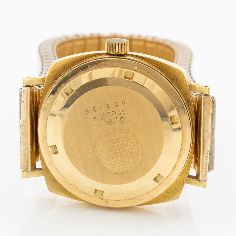 Zentima, wristwatch, 18K gold, 32.5 mm.