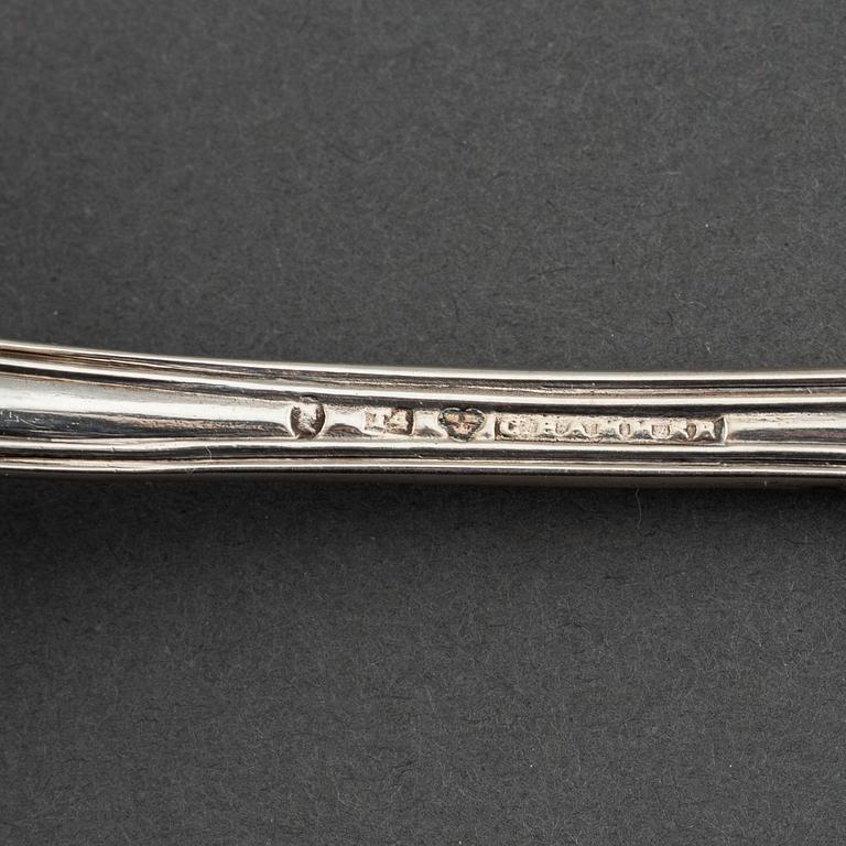 Christina Hammer, ströskedar, ett par, Stockholm 1849.