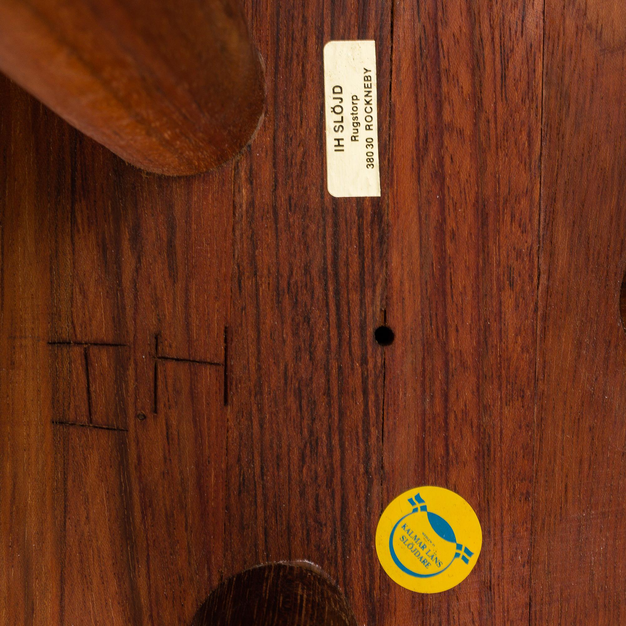 INGVAR HILDINGSSON, pall, signerad IH.