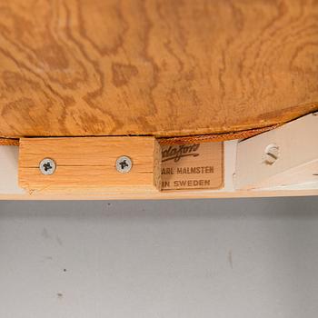 Carl Malmsten, tuoleja, 6 kpl, "Herrgården" sekä ruokapöytä.